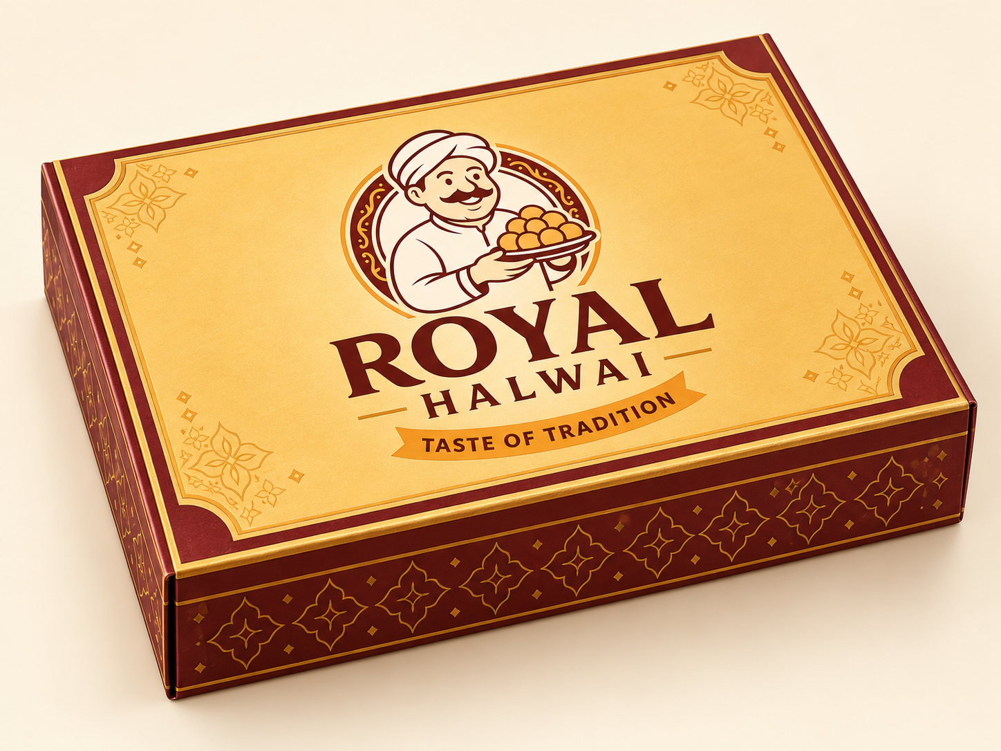 Classic Royal Halwai packaging