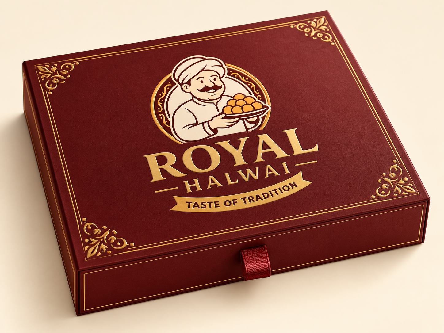 Premium Royal Halwai packaging